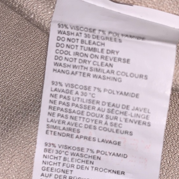 NWT! Nasty Gal Gathered Front Button Down Shirt Mini Dress size 6 - Picture 9 of 10